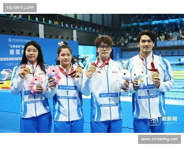 全运会游泳首日决出4金，男女400米自由泳接力打响揭幕战